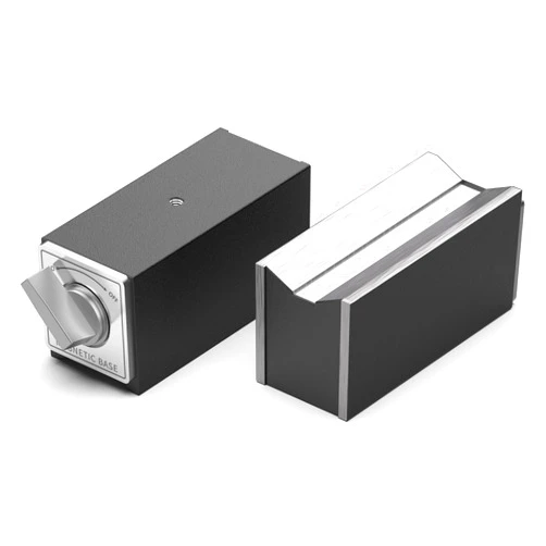StaStrStu 12T Magnetic Base,Suitable for Magnetic Machine Lights,Indicator Holder Metric M8 X 1.25 Tapped Hole,4.72x1.96x2.16 Inch,1 pc