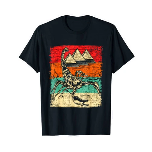 Funny Scorpion Shirts Retro Vintage Scorpion Lover Arachnid Lover Scorpio Zodiac T-Shirt