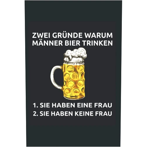 German Edition by Bier Bierbrauer Bierfahrer Bierliebhaber Geschenk (Author) Zwei Gründe Warum Männer Bier Trinken: Bier Bierliebhaber Biertrinker Bierbrauer Bierfahrer Notizbuch Notizheft Schulheft 6 x 9 Zoll Kariert Geschenk (German Edition)