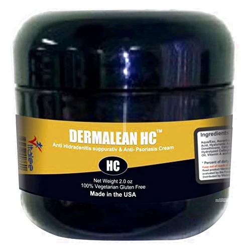Vitalee Nanomed Dermalean HC-Hidradenitis Suppurativa (HS),Inflammation, Apocrine Gland Cream ( 2oz)