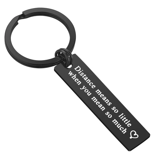 IWenSheng Couple Keychain for Boyfriend Girlfriend Long Distance Relationship Gift Keyring Going Away Gift for Husband Wife Couples Jewelry Brithday Valentines Gift Anniversary Keychain Gift,His and Hers Gift