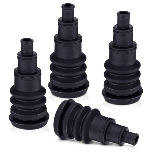 Frienda 4 Pcs Universal Firewall Boot Rubber Grommets Accommodates 3/8
