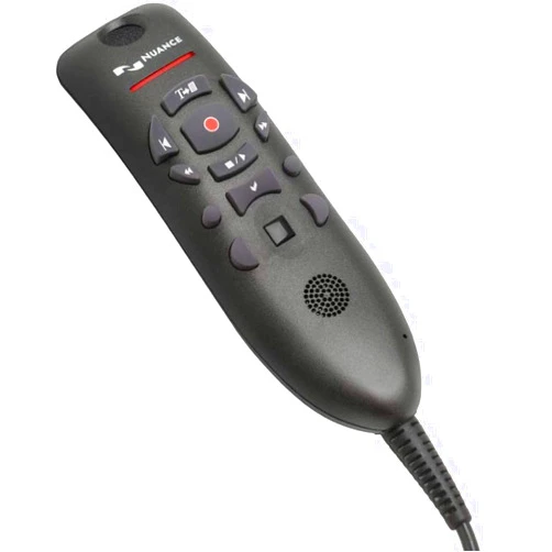Dragon Medical Nuance Communications 0POWM3N9-E01 Nuance PowerMic III Microphone; Mono; 20 Hz to 16 kHz; Wired; 9 ft Cord;