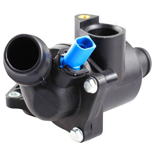 BOXI 902-814 Thermostat Housing Kit Assembly/Water Outlet with Sensor O-ring Fit for 2002 2003 2004 2005 2006 for Audi A4 / 2002 2003 2004 2005 A4 Quattro 1.8L (Replace 06B121111K 06B 121 111K)