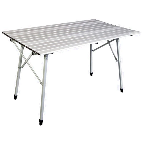 Camp Chef Mesa Aluminum Camp Table - Portable, Collapsible Camping Table for Outdoor & Camping Gear - Adjustable Table Height (27