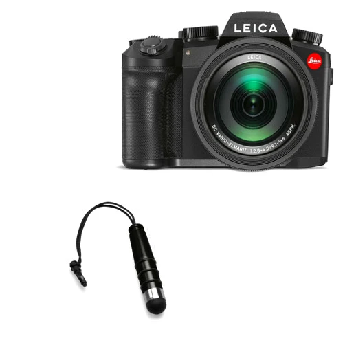 BoxWave Stylus Pen Compatible with Leica V-Lux 5 - Mini Capacitive Stylus, Small Rubber Tip Capacitive Stylus Pen for Leica V-Lux 5 - Jet Black