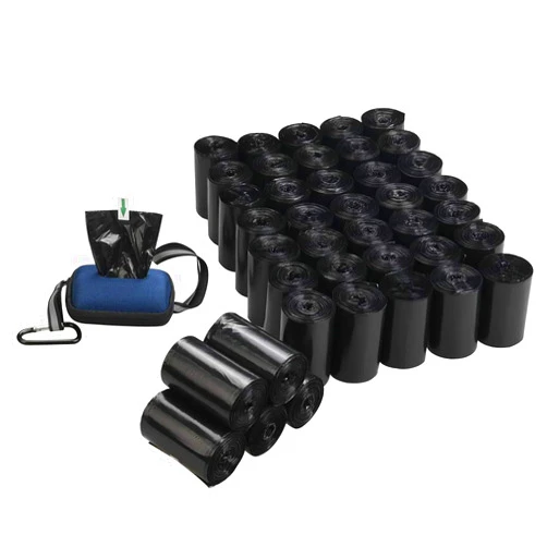 Begale 1400 Counts Dog Waste Bags, Black Pet Poop Bag with Dispenser (40 Rolls)