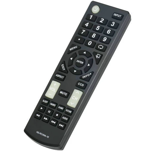 CLVIZCXOM NS-RC4NA-16 TV Replacement Remote Applicable for Insignia NS-24D420NA16 NS-28D220NA16 NS-32D220NA16 NS-32D420NA16 NS-39D220NA16 NS-43D420NA16 NS-50D420MX16 NS-50D420NA16 NS-50D421NA16 NS-55D420NA16