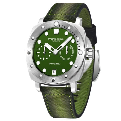 CEYADG Pagani Design Watches for Men Automatic Mechanical Watch, 200M Waterproof Sapphire Glass Wristwatch, Men’s Sports Casual Watch with Nylon Strap