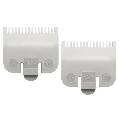 Dairrr Fuuu Guard Replacement for Wahl Clipper Guards Set Hair Clipper and Trimmer, Clipper Guide Comb #3137-101 - Grey #1/2-1/16