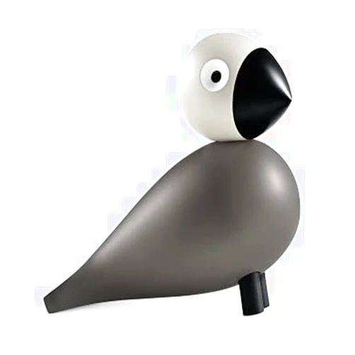 Kay Bojesen Wooden Figure, 15.8 x 7 cm, Gray 15.8 x 7 x cm Gray