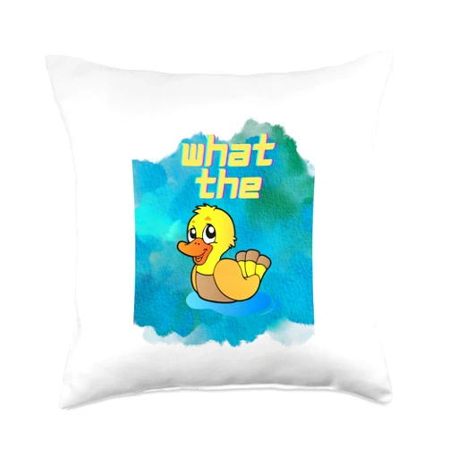 Meako Gifts Funny Duck Throw Pillow, 18x18, Multicolor