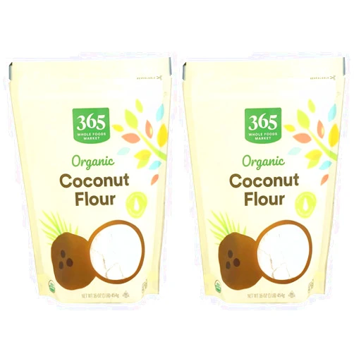 365 by Whole Foods Market, Flour Coconut Organic, 16 Ounce (Pack of 2)