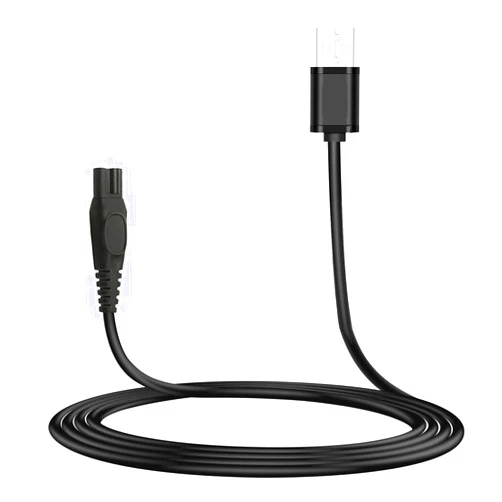MEROM Replacement Power Cable for Brightup Beard Trimmer, 3.3ft/1m, Black