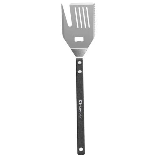 FLIPFORK Boss - 5 in 1 Grill Spatula with Knife, Fork, Bottle Opener and Turner BBQ Tools. All in One Grill Accessories Set for Outdoor Grills. 18 inch Grilling Accessories BBQ Set (Black)