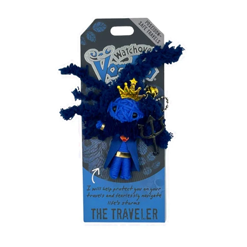 Watchover Voodoo 3-Inch The Traveler Keychain - Handcrafted Gift to Bring Good Luck and Positivity Everywhere You Go