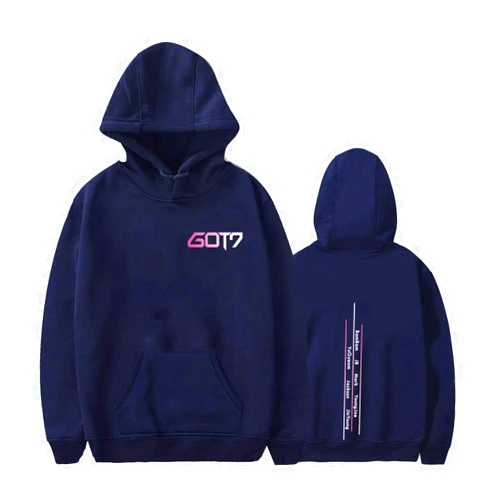 Xkpopfans Kpop GOT7 Sweatshirt New Album Hoodie Pullover Jackson Bambam Mark Support Jacket
