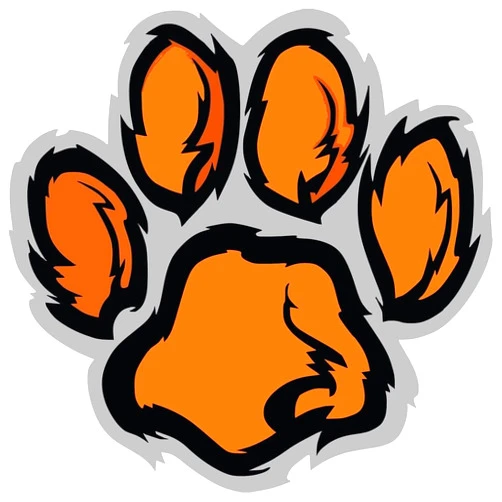 Planet opus Tiger Paw Sticker