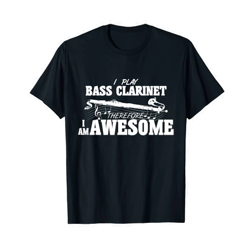 Instrument Shirts Marching Band Music Teacher Tee Bass Clarinet Tshirt Funny Music Band Gift for Musician T-Shirt