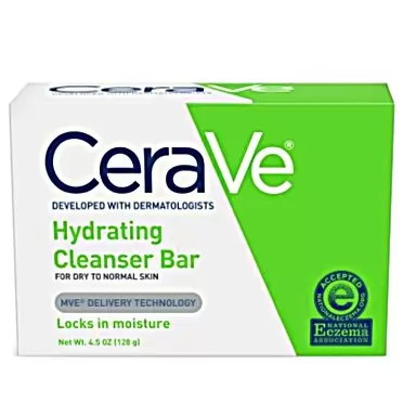 CeraVe Hydrating Cleansing Bar 4.5 oz (Pack of 6)