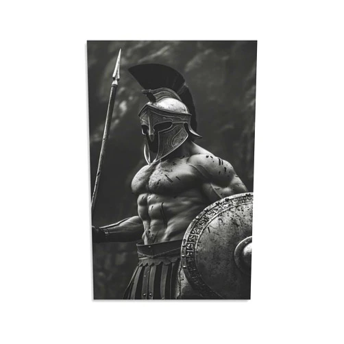 Generic Spartan Warrior Poster Spartan Warrior Greek Mythology Room Aesthetics1 Canvas Art Poster And Wall Art Picture Print Modern Family Bedroom Decor Posters 08x12inch(20x30cm)