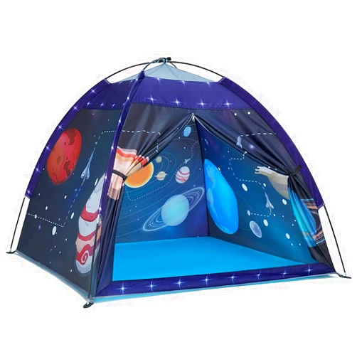 Mnagant Space World Play Tent-Kids Galaxy Dome Playhouse for Boys and Girls Imaginative Play Popup Tent for Kids Indoor/Outdoor Fun,Perfect Kid’s Gift- 47