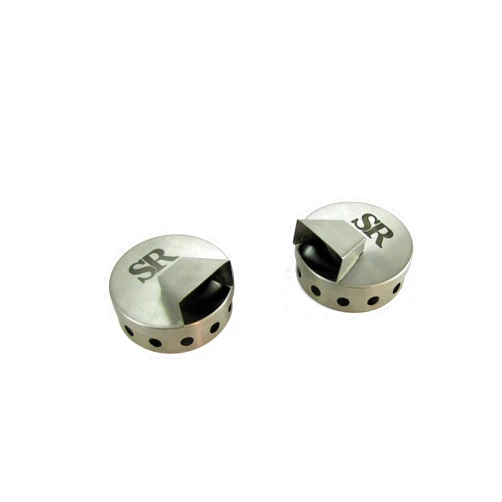 Steven Raichlen Best of Barbecue Steven Raichlen Signature Series Stainless Steel Smoking Pucks (Set of 2)