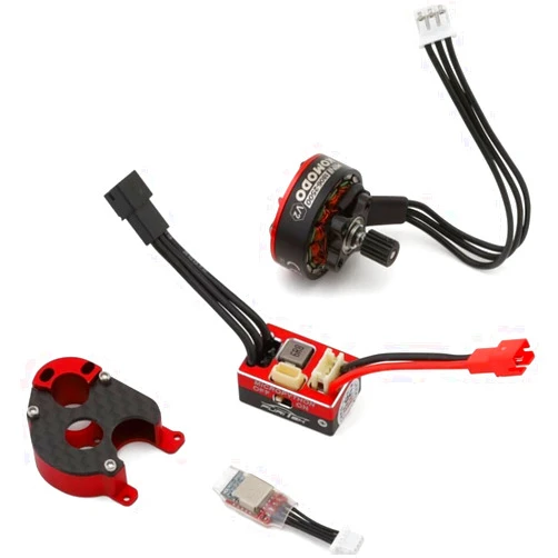 furitek MicroSilk 2025 Brushless Power System with MicroPython and Mini KMD - Remote Control Car, RC Cars, RC Crawler Electronics Combo Upgrade (HELIDIRECT) (Axial SCX24 (FUR-2632))