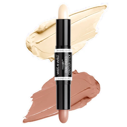 wet n wild MegaGlo Dual-Ended Contour Stick, Light Medium, Cruelty-Free