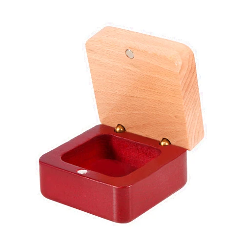 Annhua Wooden Tooth Fairy Box Baby Teeth Box with Magnetic Closure, Annhua Portable First Tooth Keepsake Box Storing Shed Milk Teeth, Fetal Hair and Umbilical Cord for Baby and Kids