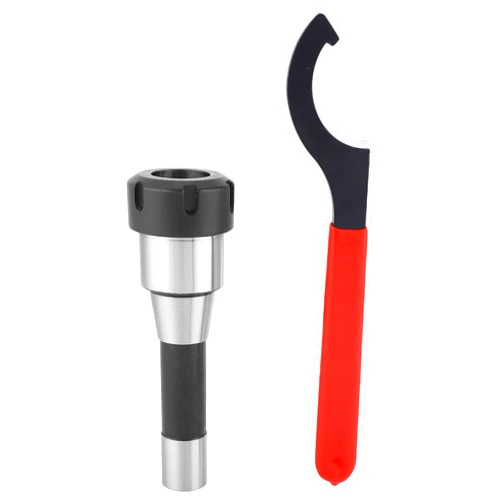 SYH&AQYE Spring Collet Chuck Set, High Accuracy R8-ER32 Collet Chuck Holder Milling Cutter Tool, Hook Wrench for Reinforcing Milling Machine Parts