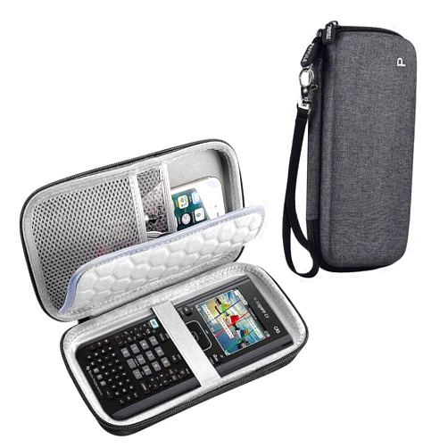 PAIYULE Travel Case for Texas Instruments Ti Nspire CX CAS II Ti-84 Plus CE Graphing Calculator, Large Capacity for Pens, Cables and Other Accessories -Black (Box Only)