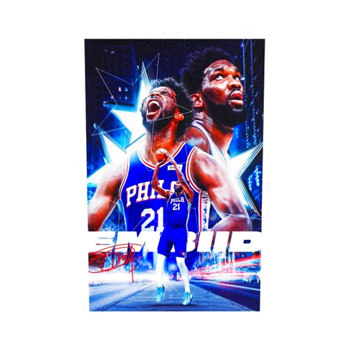 ObuMi Joel Embiid Canvas Poster Bedroom Decor Sports Landscape Office Room Decor Gift Unframe: Unframe:12x18inch(30x45cm)