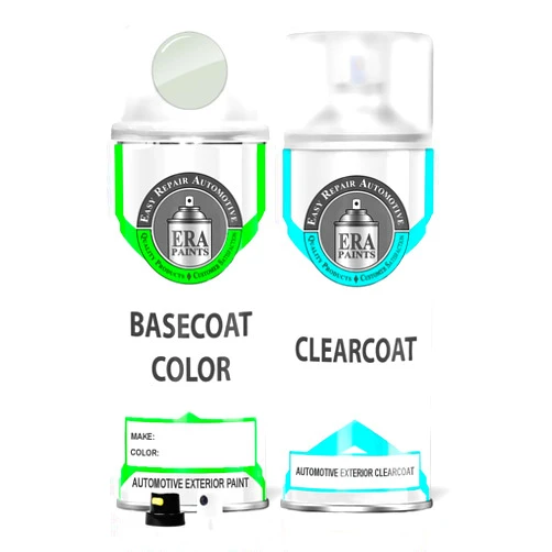 ERA Paints LD6F - Sea Glass Green for VOLKSWAGEN Exact Match Automotive Touch Up Paint Spray - Essential Kit