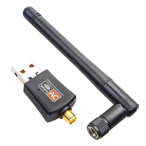 SGElectronix AC600 Mbps Dual Band 2.4/5Ghz Wireless USB WiFi Network Adapter w/Antenna 802.11
