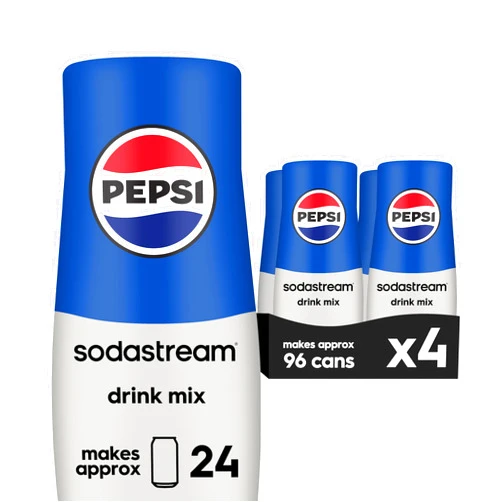 SodaStream® Pepsi® Beverage Mix (440ml, Pack of 4)