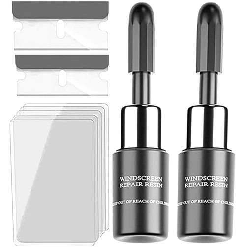 Zupooko Windshield Repair Kit, Cracks Gone Glass Kit Nano Glass Repair Fluid Windshield Chip Repair Kit, Automotive Windscreen Tool Windshield Chip Repair Kit to Repair Scratches, Cracks