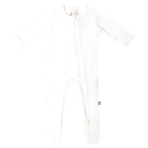 KYTE BABY Unisex Zipper Closure Footies, Rayon Made From Bamboo, 0-24 Months