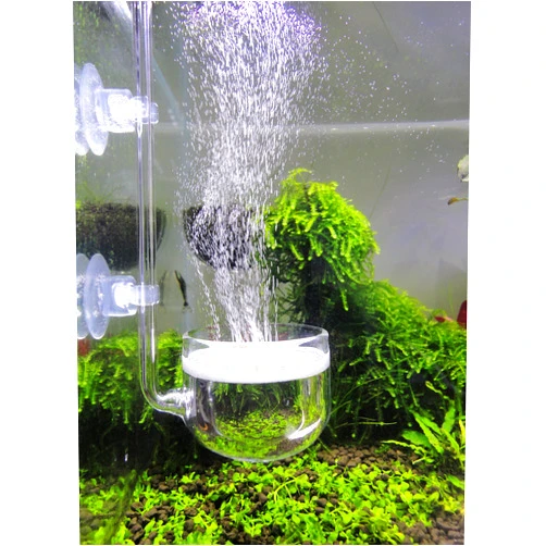 JARDLI Music Glass CO2 Diffuser for Aquarium Plant (2'' for Tank Beyond 75 gallons)