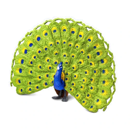 Safari Ltd. Peacock Figurine - Detailed 4