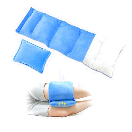 KAAMOS Knee Pillow for Side Sleepers Leg Pillows Side Sleeping Hip Pillow Knee Wedge Leg Support Pillow Between Legs for Sleeping Knee Support Surgery Pillow for Aligns Spine, Back, Sciatica Pain Relief