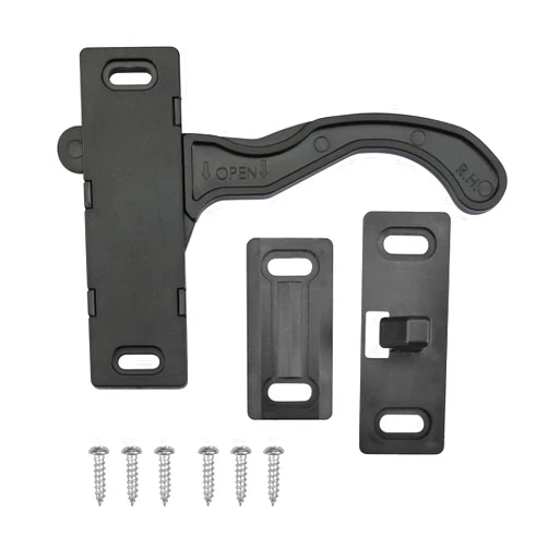 LeisureRV RV- Screen Door Latch Right Hand Handle Kit - Camper Motorhome Travel Trailer