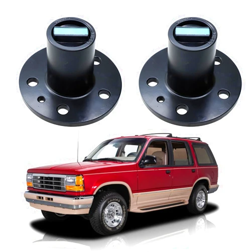 NBWIYQP Locking Hubs (428) Replacement for 83-97 Ranger, 91-94 Explorer, 91-94 Navajo 1994-1997 B2300 B4000, 1994-1996 B3000/ Set of 2