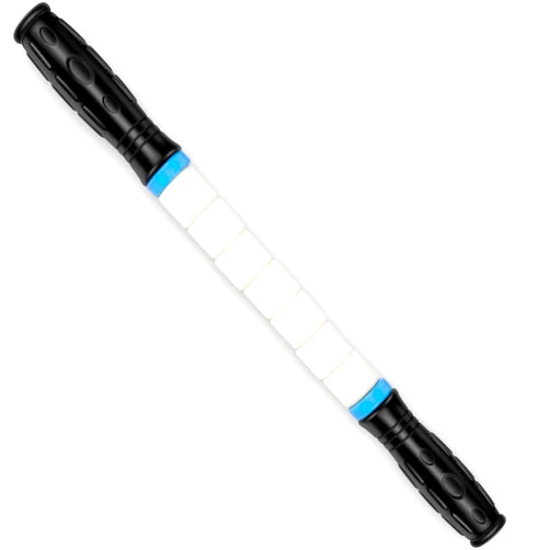 iGreely Premium Muscle Roller The Ultimate Massage Roller Stick 17 Inches Recommended by Physical Therapists Promotes Recovery Fast Relief for Cramps Soreness Tight Muscles-White