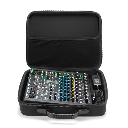 ANALOG CASES Mackie ProFX10V3 / Yamaha MG10XU Case - Custom-Fitted Compact PULSE Hard Case for Travel
