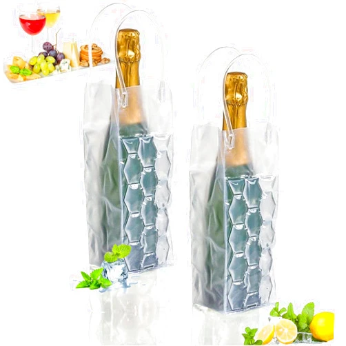 Couleurs Wine Cooler Sleeve with Protector Instant Cooling and Keeps Your Drink Cold Keep Cool and Chill Champagne Wine, Wine Bottle Chiller Cooler for Red White Champagne or Sparkling (2 pcs)