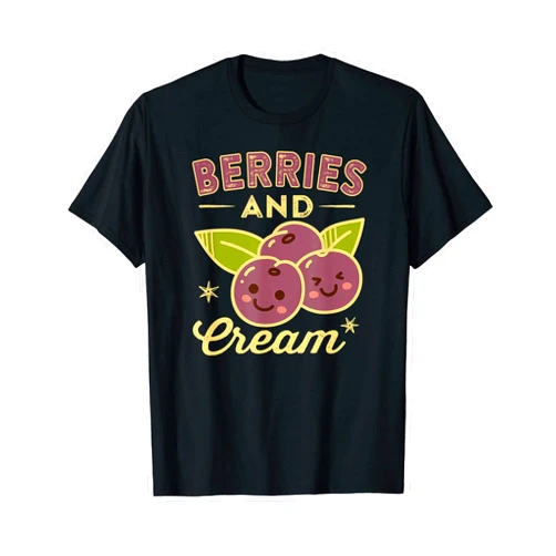 Berries and Cream Meme Gifts Berries and Cream T-Shirt