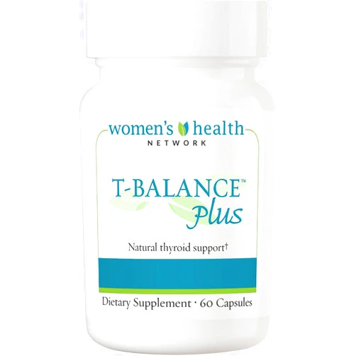 Women's Health Network T-Balance Plus Natural Thyroid Supplement for Subclinical Hypothyroidism 60 capsules