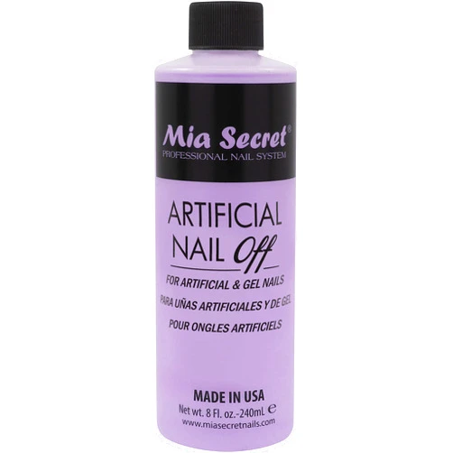 Mia Secret Professional Artificial Nail off - Artificial &Gel Nails Remover (8oz)