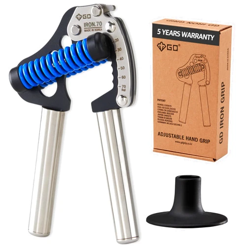 GD Iron Grip 70 Hand Grip Strengthener (Adjustable Hand Grip) Wrist and Forearm Strength Trainer Hand Strengthner
